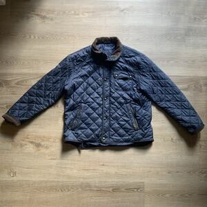 Polo Ralph Lauren Quilted Riding Barn Coat Jacket Surgeons Cuffs Size XL